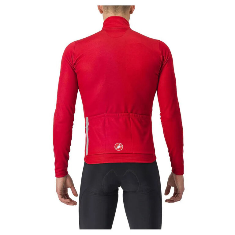 Castelli Entrata Thermal Long Sleeve Jersey S Rich Red - 2XL Rich Red - Image 2