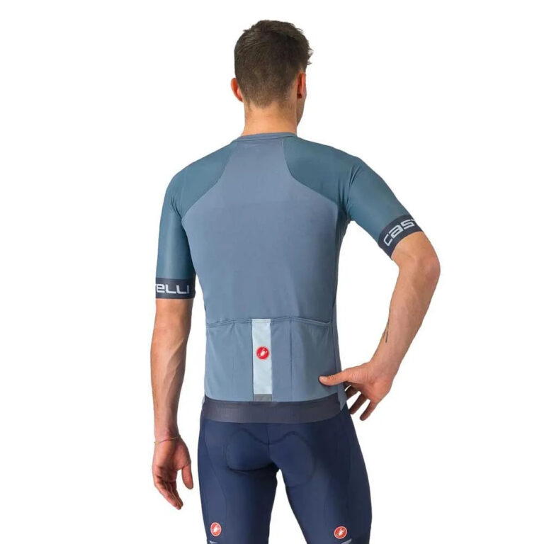 Castelli Entrata VI Short Sleeve Jersey S Light Steel Blue / Dark Steel Bl - 2XL Light Steel Blue / Dark Steel Bl - Image 2