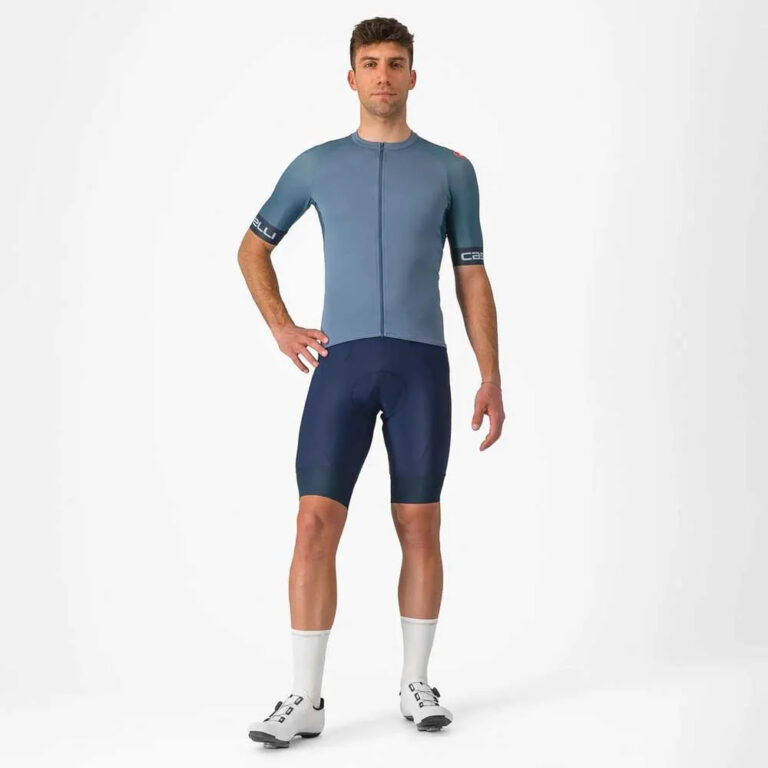 Castelli Entrata VI Short Sleeve Jersey S Light Steel Blue / Dark Steel Bl - 2XL Light Steel Blue / Dark Steel Bl - Image 5