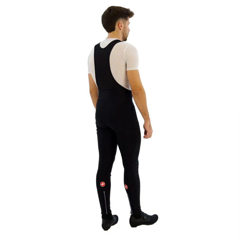 Castelli Entrata Wind Bib Tights S Black - 3XL Black - Image 6