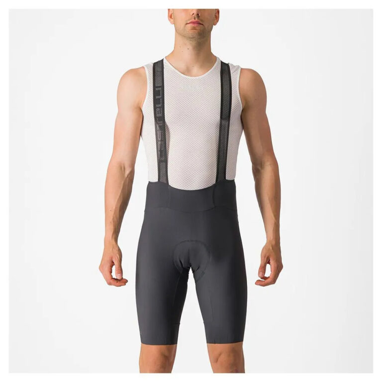 Castelli Espresso Bib Shorts S Dark Gray - 2XL Dark Gray - Image 3