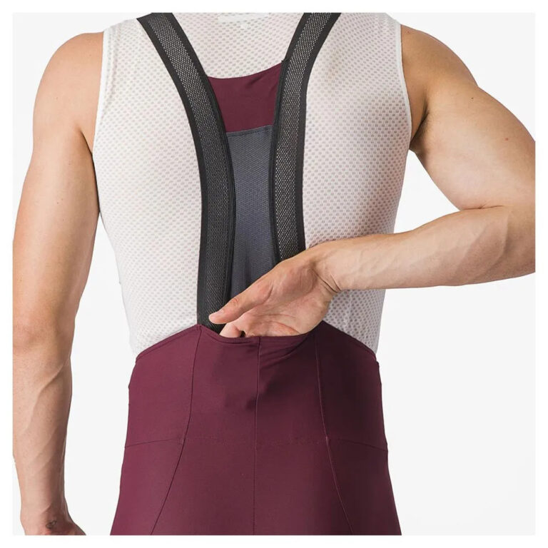 Castelli Espresso Bib Shorts XS Deep Bordeaux - 2XL Deep Bordeaux - Image 6