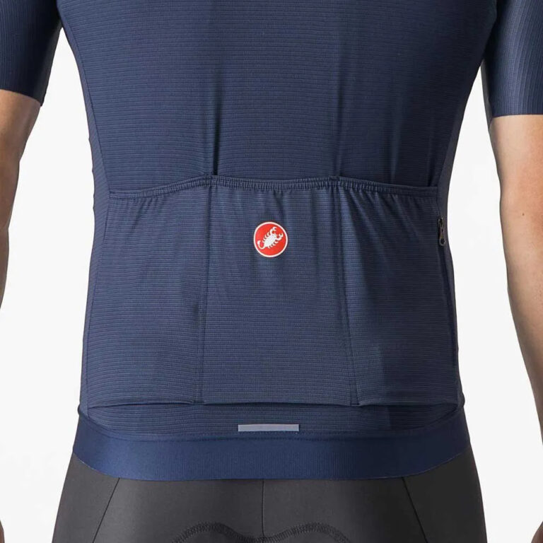 Castelli Espresso Short Sleeve Jersey L Belgian Blue / Silver Moon - XL Belgian Blue / Silver Moon - Image 6