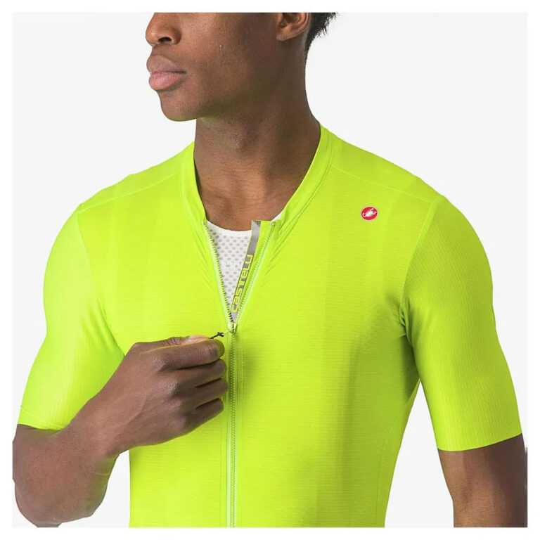 Castelli Espresso Short Sleeve Jersey XL Electric Lime / Deep Green - Image 5