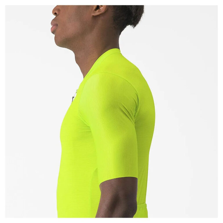 Castelli Espresso Short Sleeve Jersey XL Electric Lime / Deep Green - Image 6