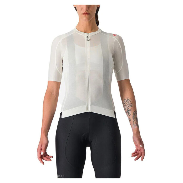 Castelli Espresso Short Sleeve Jersey M Ivory / Dark Gray