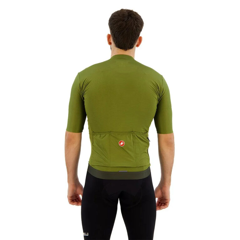 Castelli Espresso Short Sleeve Jersey S Sage / Electric Lime - 3XL Sage / Electric Lime - Image 2