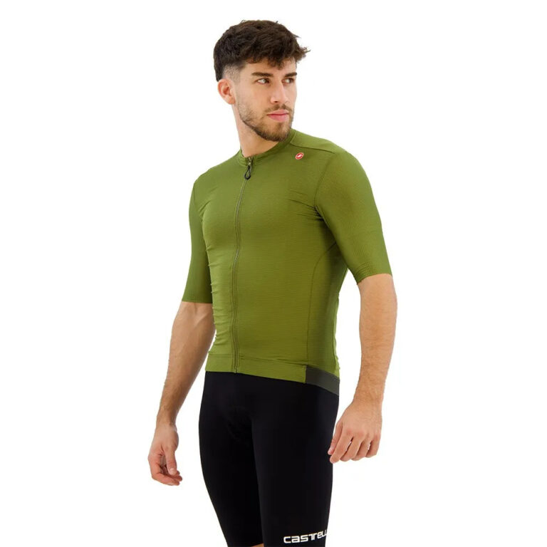 Castelli Espresso Short Sleeve Jersey S Sage / Electric Lime - 3XL Sage / Electric Lime - Image 3