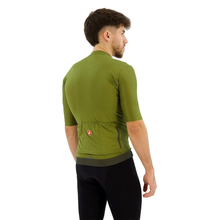 Castelli Espresso Short Sleeve Jersey S Sage / Electric Lime - 3XL Sage / Electric Lime - Image 4