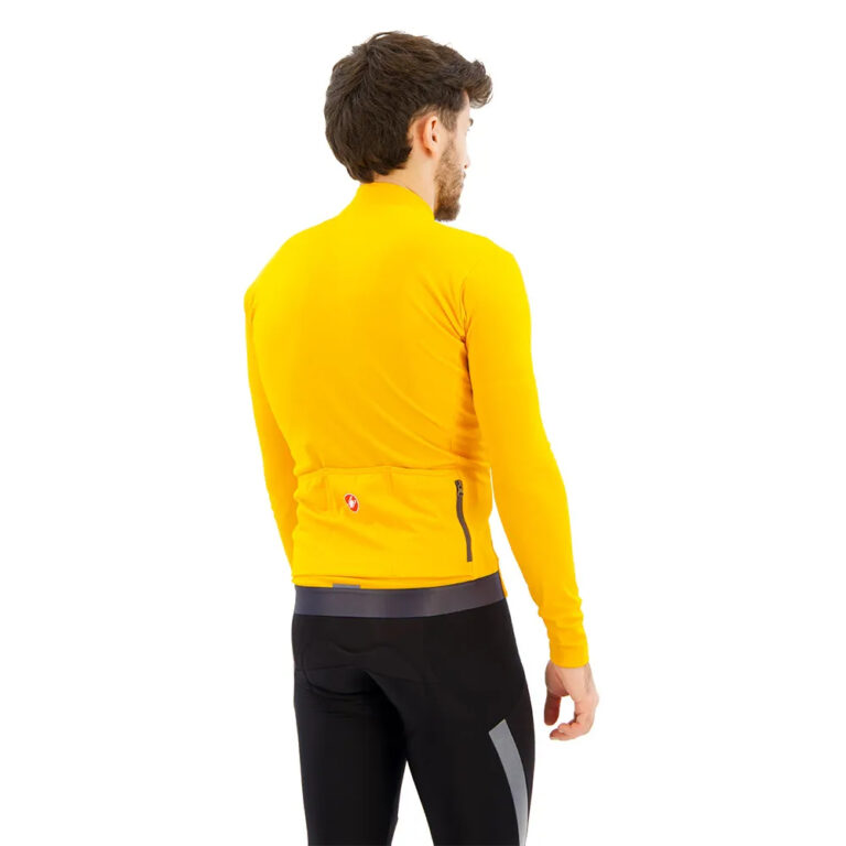 Castelli Espresso Thermal Long Sleeve Jersey S Orange / Dark Grey - 3XL Orange / Dark Grey - Image 4