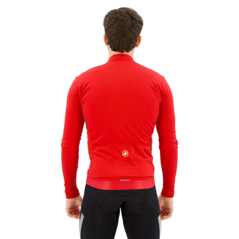 Castelli Espresso Thermal Long Sleeve Jersey M Rich Red - 2XL Rich Red - Image 2