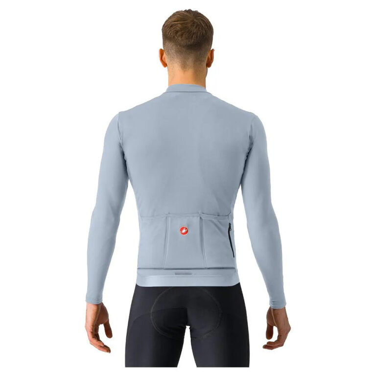 Castelli Espresso Thermal Long Sleeve Jersey L Winter Sky - XL Winter Sky - Image 2