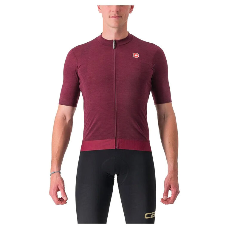 Castelli Essenza Short Sleeve Jersey S Bordeaux - XL Bordeaux