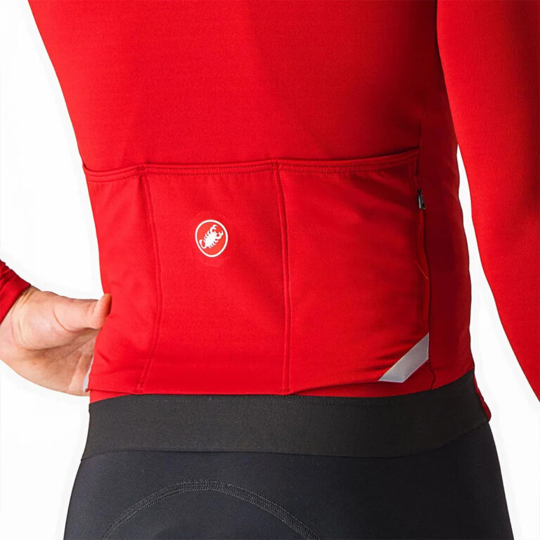 Castelli Fly Long Sleeve Jersey M Rich Red - Image 4