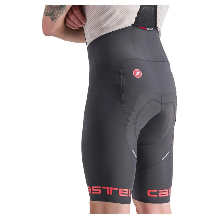 Castelli Free Aero RC Classic Bib Shorts S Dark Grey / Hibiscus - 3XL Dark Grey / Hibiscus - Image 4