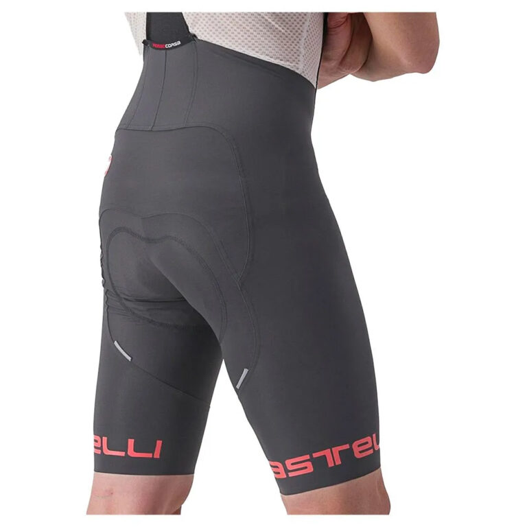 Castelli Free Aero RC Classic Bib Shorts S Dark Grey / Hibiscus - 3XL Dark Grey / Hibiscus - Image 5