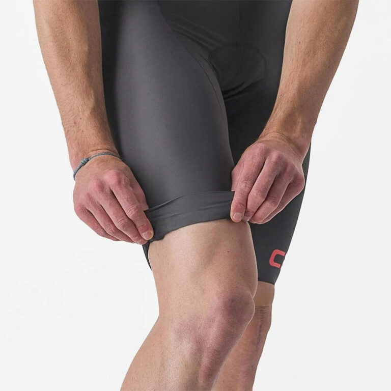 Castelli Free Aero RC Classic Bib Shorts S Dark Grey / Hibiscus - 3XL Dark Grey / Hibiscus - Image 7