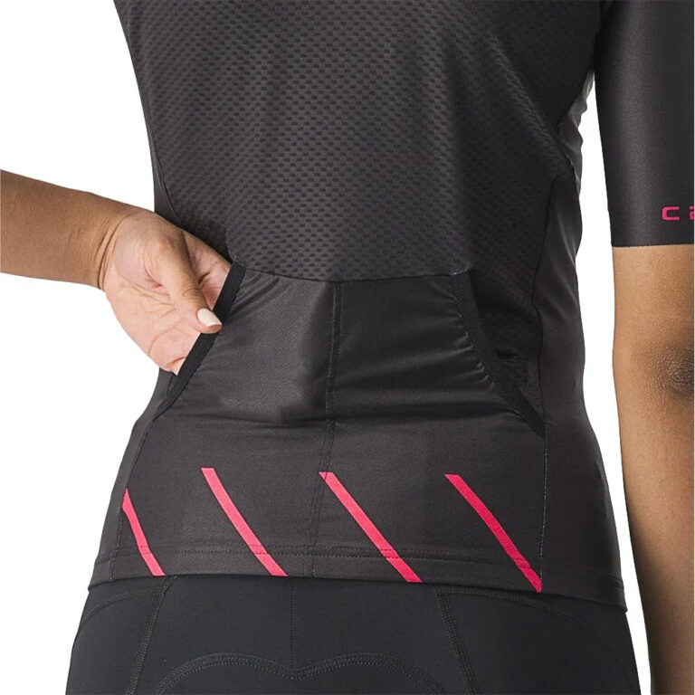 Castelli Free Speed 2 Race Short Sleeve Jersey S Black / Hibiscus - Image 3