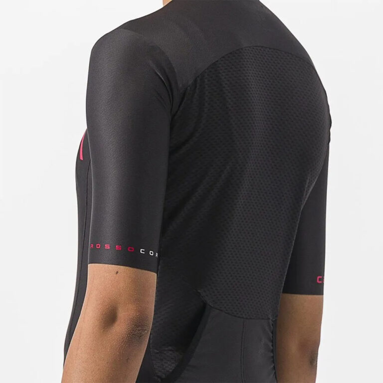 Castelli Free Speed 2 Race Short Sleeve Jersey S Black / Hibiscus - Image 5