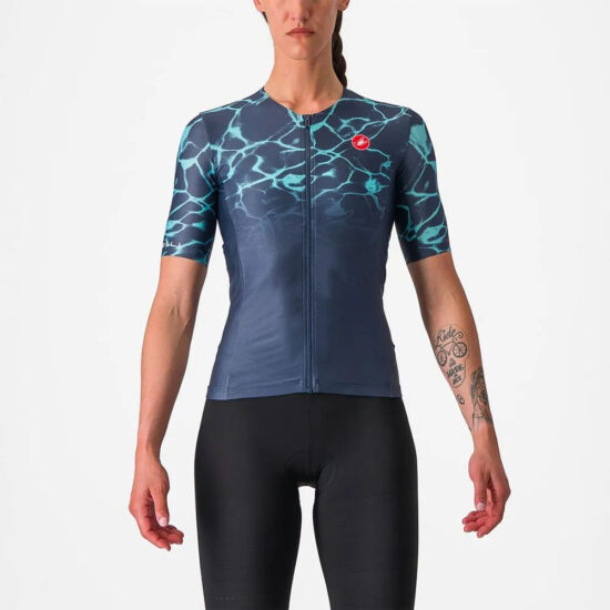 Castelli Free Speed 2 Short Sleeve Jersey S Belgian Blue / Light Tourquoise - L Belgian Blue / Light Tourquoise