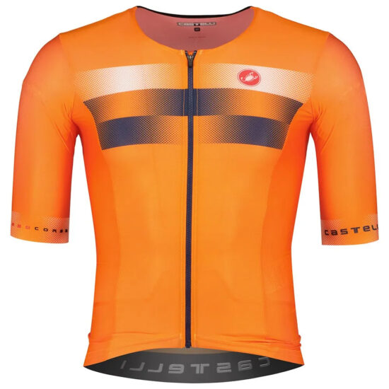 Castelli Free Speed 2 Short Sleeve Jersey M Brilliant Orange / Belgian Blue