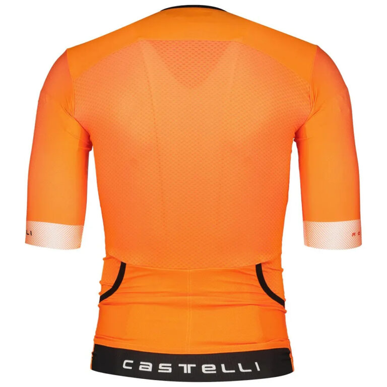 Castelli Free Speed 2 Short Sleeve Jersey M Brilliant Orange / Belgian Blue - Image 3