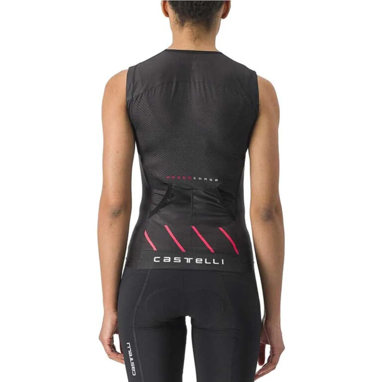 Castelli Free Tri 2 Sleeveless Jersey S Black / Hibiscus - M Black / Hibiscus - Image 2