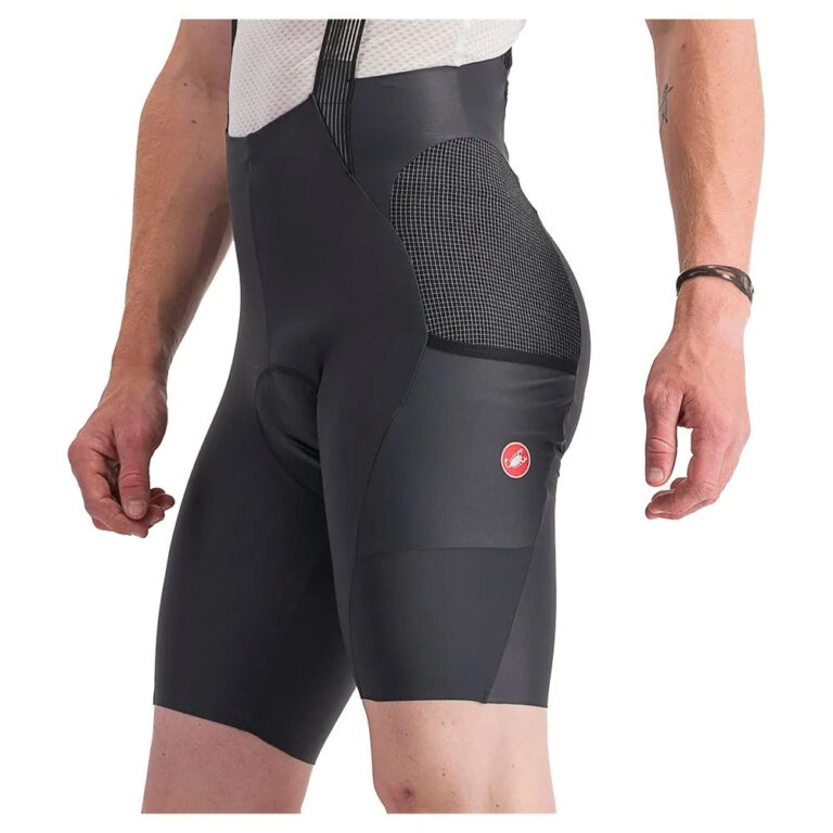 Castelli Free Unlimited Bib Shorts S Dark Grey - 2XL Dark Grey - Image 5