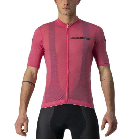 Castelli Giro Italia 2021 Maglia Rosa 90 Years Short Sleeve Jersey S Pink Giro - 2XL Pink Giro