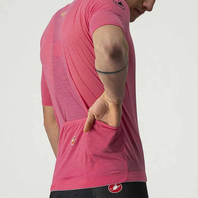 Castelli Giro Italia 2021 Maglia Rosa 90 Years Short Sleeve Jersey S Pink Giro - 2XL Pink Giro - Image 4