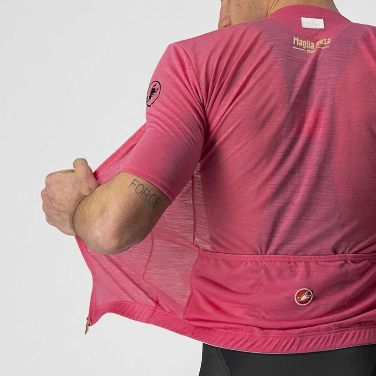 Castelli Giro Italia 2021 Maglia Rosa 90 Years Short Sleeve Jersey S Pink Giro - 2XL Pink Giro - Image 5