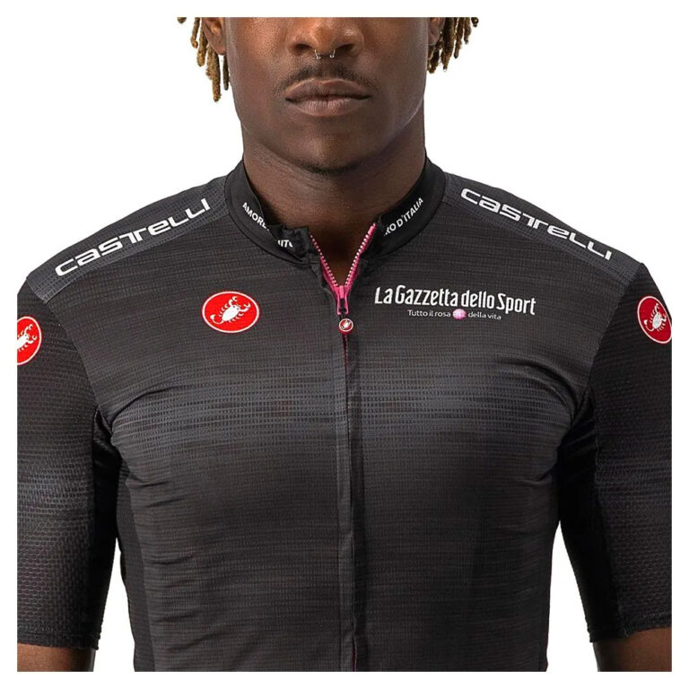 Castelli Giro Italia 2022 Competizione Short Sleeve Jersey XS Black - Image 3