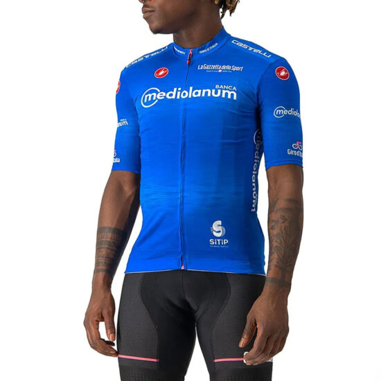 Castelli Giro Italia 2022 Competizione Short Sleeve Jersey XS Blue