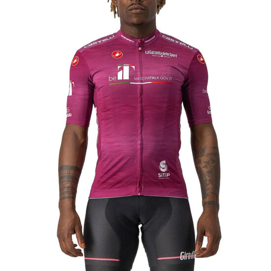 Castelli Giro Italia 2022 Competizione Short Sleeve Jersey XS Cyclamen