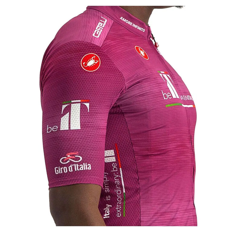 Castelli Giro Italia 2022 Competizione Short Sleeve Jersey XS Cyclamen - Image 2