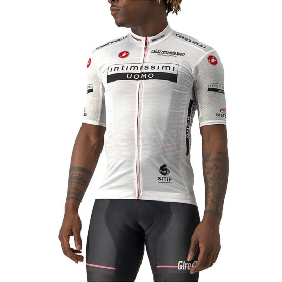 Castelli Giro Italia 2022 Competizione Short Sleeve Jersey XS White