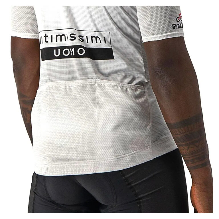 Castelli Giro Italia 2022 Competizione Short Sleeve Jersey XS White - Image 2