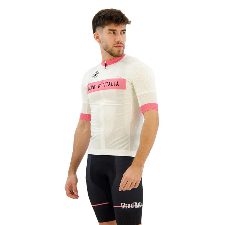 Castelli Giro Italia 2022 Fuori Short Sleeve Jersey S White - 3XL White - Image 3