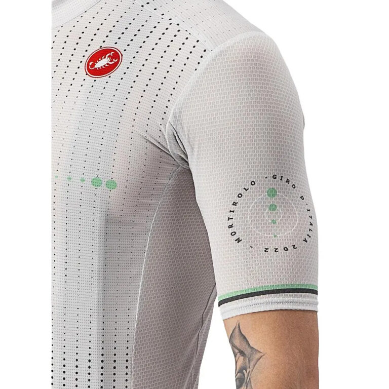 Castelli Giro Italia 2022 Mortirolo Short Sleeve Jersey 2XL Grey - Image 3