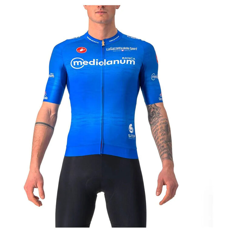 Castelli Giro Italia 2022 Race Short Sleeve Jersey XS Blue