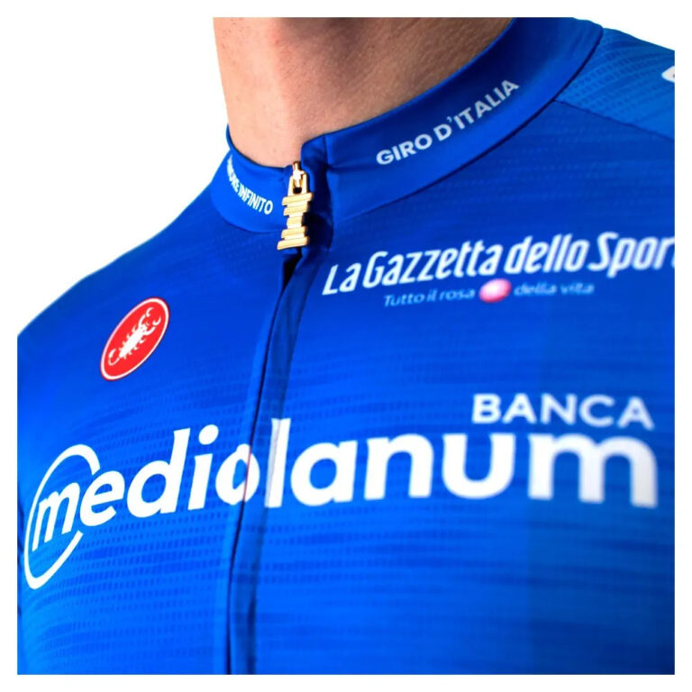 Castelli Giro Italia 2022 Race Short Sleeve Jersey XS Blue - Image 4