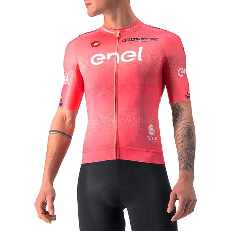 Castelli Giro Italia 2022 Race Short Sleeve Jersey 2XL Pink - Image 7