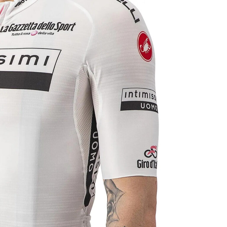 Castelli Giro Italia 2022 Race Short Sleeve Jersey L White - 2XL White - Image 5