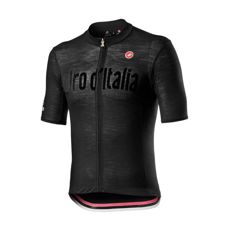 Castelli Giro Italia Heritage Maglia Nera Short Sleeve Jersey S Vintage Black - 2XL Vintage Black - Image 3