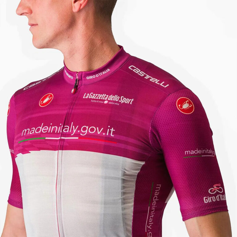 Castelli #Giro106 Competizione Short Sleeve Jersey S Pink / White - XL Pink / White - Image 5