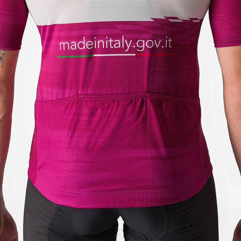 Castelli #Giro106 Competizione Short Sleeve Jersey S Pink / White - XL Pink / White - Image 7