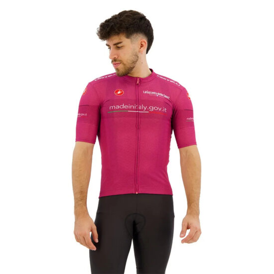 Castelli #Giro107 Classification 2024 Short Sleeve Jersey M Cliclamine