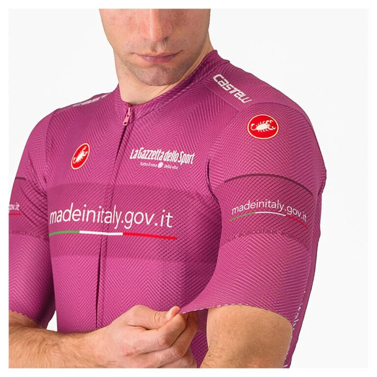 Castelli #Giro107 Classification 2024 Short Sleeve Jersey M Cliclamine - Image 5