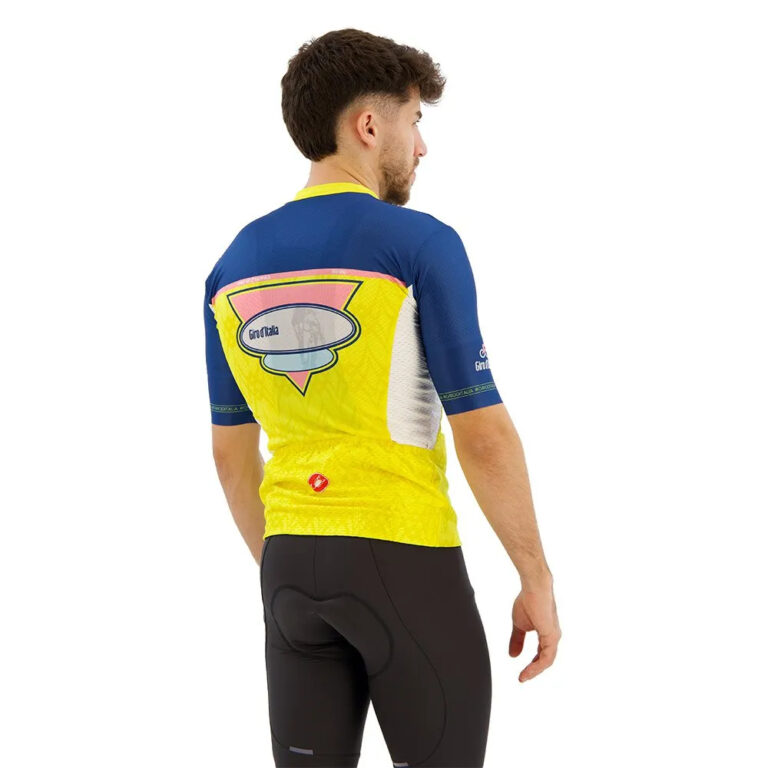 Castelli #Giro107 Oropa 2024 Short Sleeve Jersey M Yellow - 2XL Yellow - Image 4