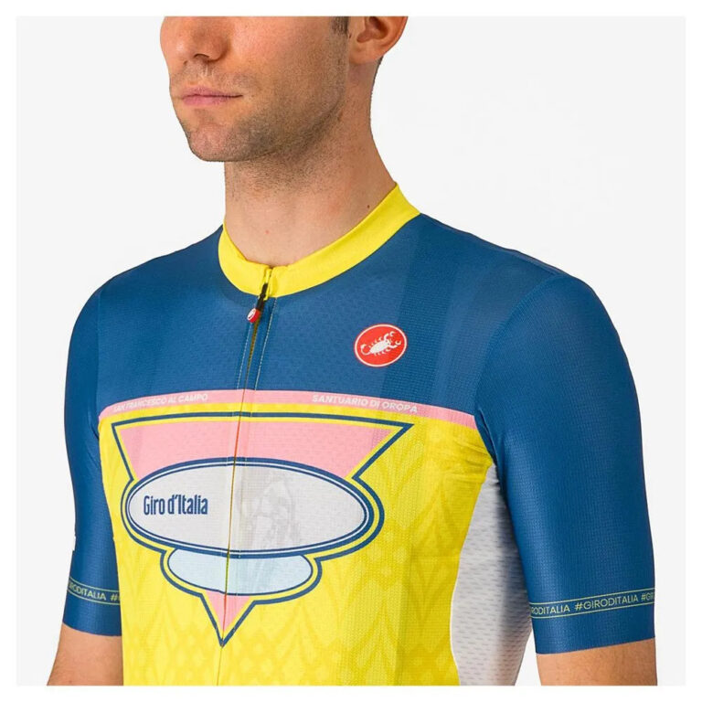 Castelli #Giro107 Oropa 2024 Short Sleeve Jersey M Yellow - 2XL Yellow - Image 5